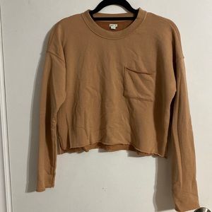 Aerie Sunday Soft Cropped Crew Sweatshirt